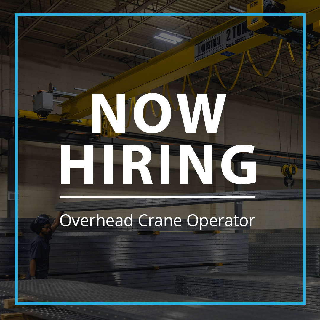 Ready to start a hands-on career? We’re hiring an Entry-Level Overhead Crane Operator to join our growing team. Enjoy a supportive work environment, great benefits, and real opportunities to grow. Apply now: ohiogratings.com/careers/ #AStepAhead