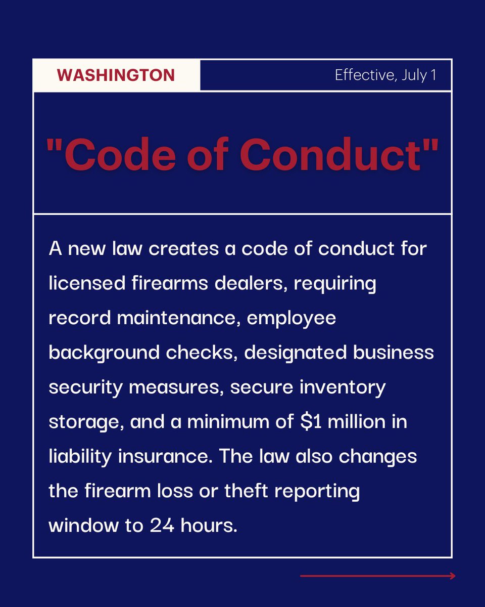 USLawShield's tweet photo. Swipe for a detailed look into the two new firearm laws going into effect July 1. 

🛡️ Share this with someone who could be impacted.

 #USLawShield #GunLawUpdate #KnowYourRights #SelfDefenseLaw #IowaGunLaws #WashingtonGunLaws #LegalProtection https://t.co/Si8ATXG4bA