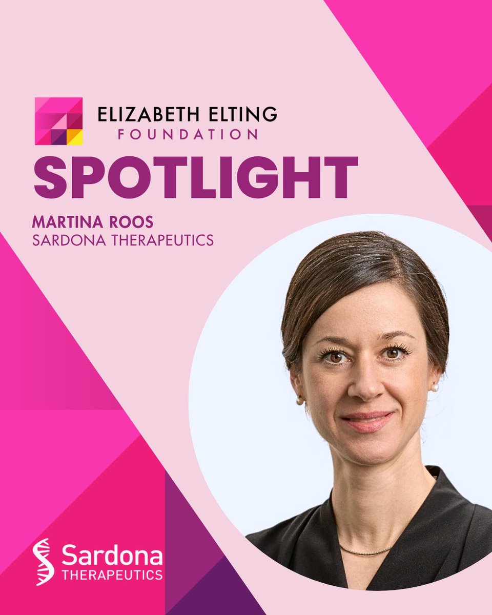 The Elizabeth Elting Venture Fund proudly spotlights Martina Roos, CEO of Sardona Therapeutics—a visionary leader in life sciences whose work is shaping the future of healthcare innovation.

Sardona Therapeutics is pioneering a new class of precision cancer therapies by targeting