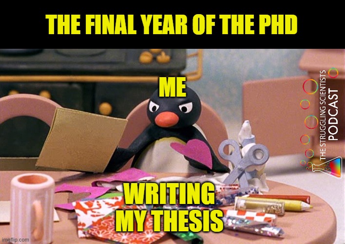 How accurately does this describe your thesis writing experience?