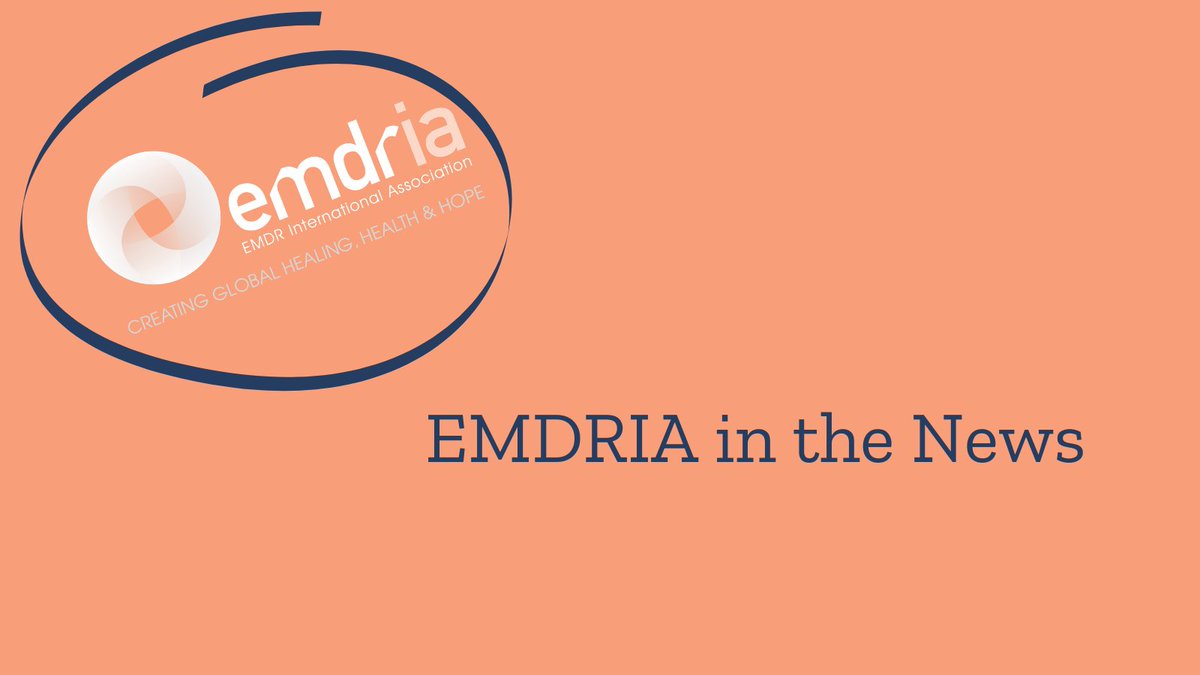 Read about #EMDRTherapy and member news in our monthly Focal Point Blog post "In the News" emdria.org/blog/in-the-ne… #emdr #emdrtherapy #trauma #mentalhealth #therapy #ptsd #counseling #stress #psychology #traumarecovery #traumahealing #TherapistTwitter #emdrtherapist