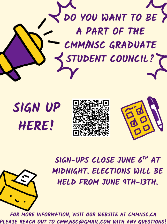 CMM/NSC Graduate Student Council Election
