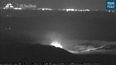 CodeRed001Blue's tweet image. #BearFire Bena Rd ~3.5 miles north of Caliente Bodfish Rd, N/W of Caliente Kern County. 

3:00AM Resources responding to a reported vegetation fire w/ smoke &amp;amp; glow visible on the Bealville 1 camera.