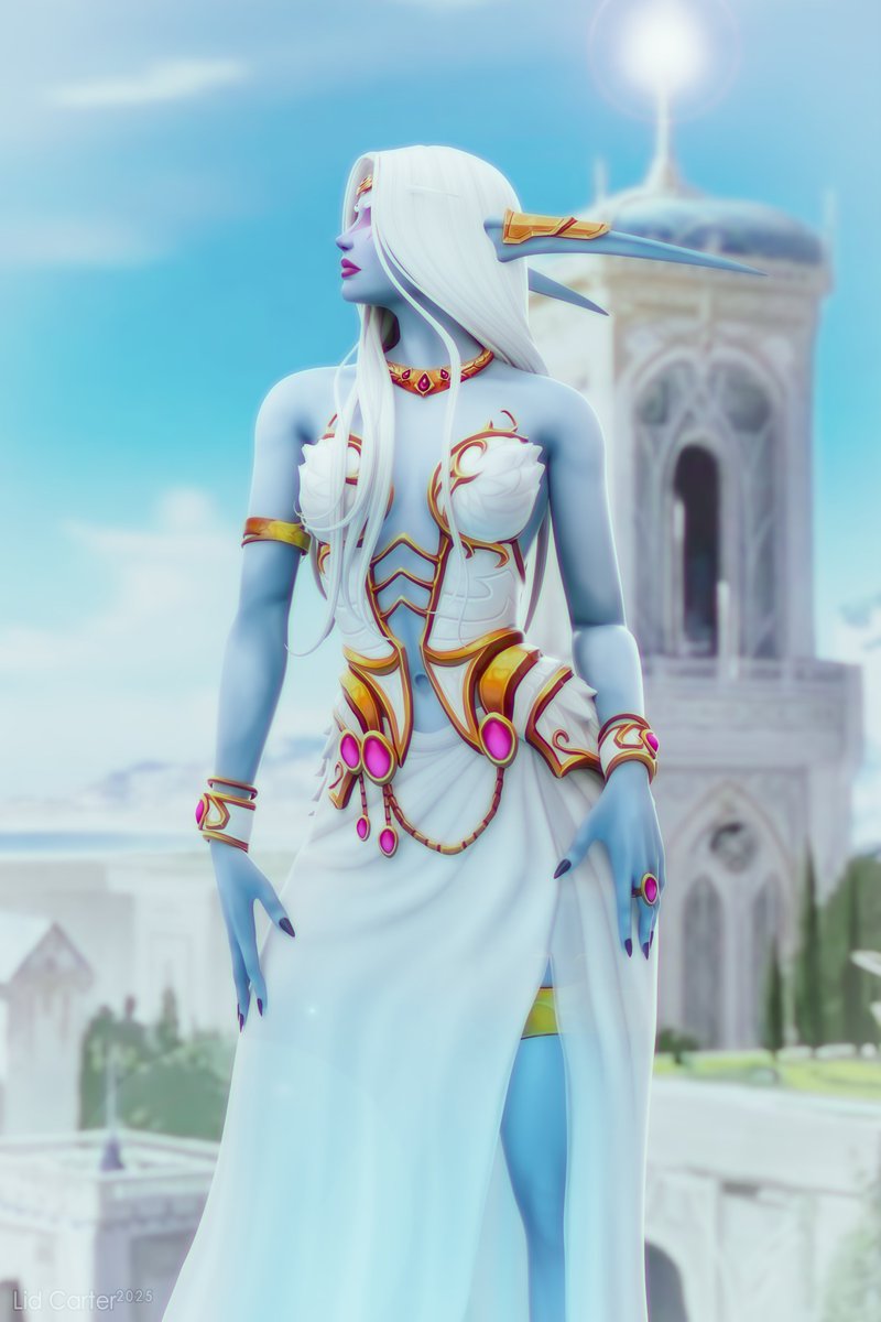 lidcarter's tweet photo. Majestic, proud, strong-willed... 

Queen Azshara! 🤍

#worldofwarcraft https://t.co/NFIPKyVrsw