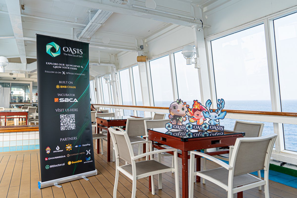 Projectoasisdao's tweet image. Throwback to an unforgettable experience at the #SBCA event aboard a cruise! 🚢✨ It was an honor to share the vision and progress of #ProjectOasis with such an incredible audience. Grateful for the opportunity to connect, collaborate, and showcase the power of innovation. Here's…