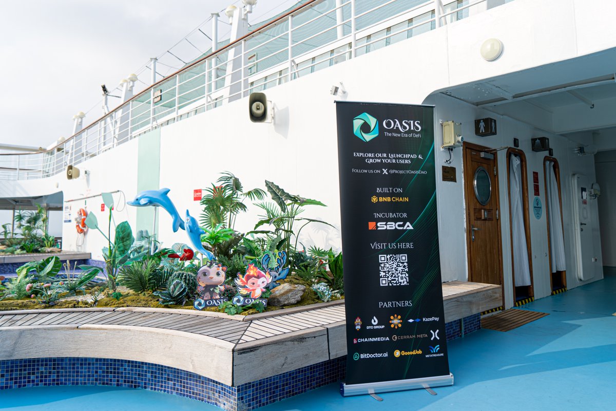 Projectoasisdao's tweet image. Throwback to an unforgettable experience at the #SBCA event aboard a cruise! 🚢✨ It was an honor to share the vision and progress of #ProjectOasis with such an incredible audience. Grateful for the opportunity to connect, collaborate, and showcase the power of innovation. Here's…