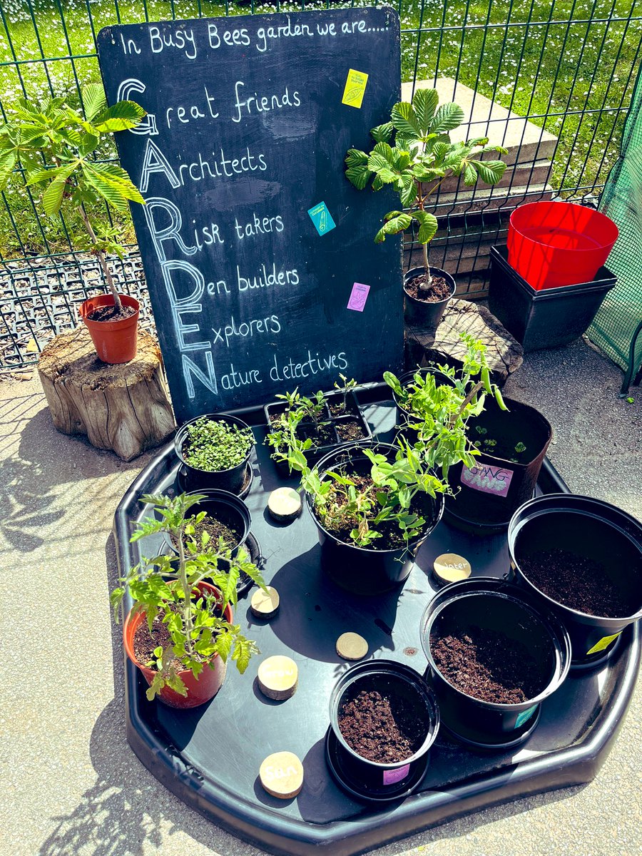 The busy bees growing area is starting to take shape! Our vegetables &amp; herbs are looking great! The children planted some cucumbers,oregano &amp; suger snap peas today 🙌👌🌱🌿🪴<a href="/sophsscurfield/">Mrs Scurfield</a> <a href="/carr_lodge_acad/">Carr Lodge Academy</a> <a href="/ExceedLP/">Exceed Learning Partnership</a>