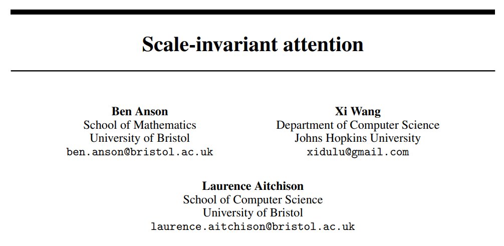 Is it possible to _derive_ an attention scheme with effective zero-shot generalisation? The answer turns out to be yes! To achieve this, we began by thinking about desirable properties for attention over long contexts, and we distilled 2 key conditions: