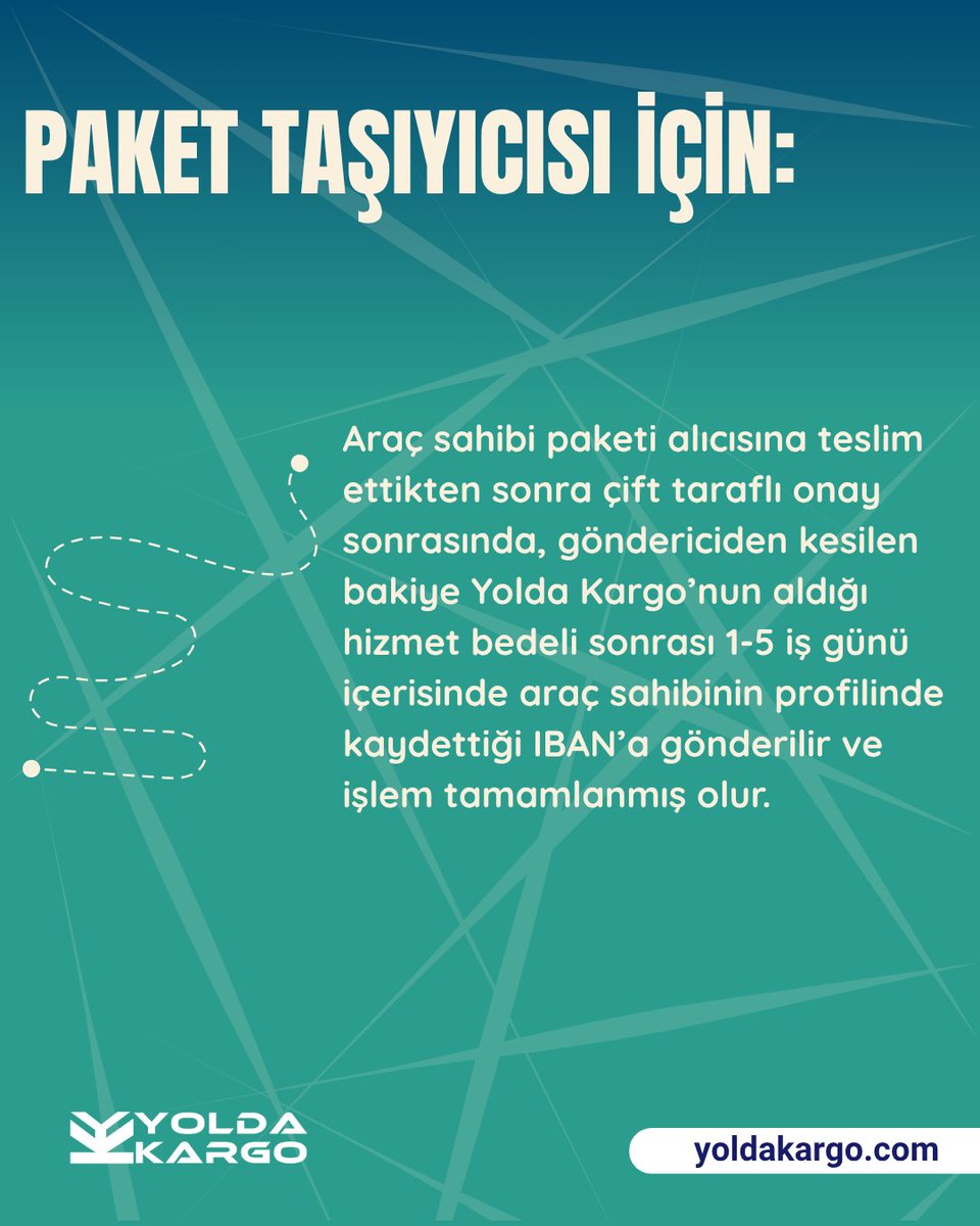 💳 Güvenli Ödeme Sistemi ile İçin Hep Rahat!
Yolda Kargo’da tüm işlemler şeffaf, güvenli ve kontrol altında.
Teslimat gerçekleşmeden hiçbir ödeme yapılmaz. Bu sayede hem gönderici hem taşıyıcı gönül rahatlığıyla işlem yapar!

yoldakargo.com