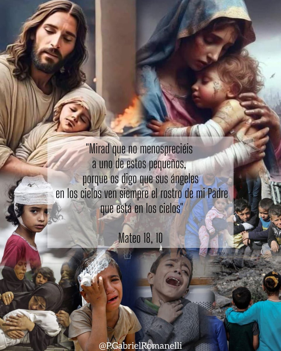PGabRomanelli's tweet photo. Mateo 18,10 https://t.co/3LTkCQLAnK