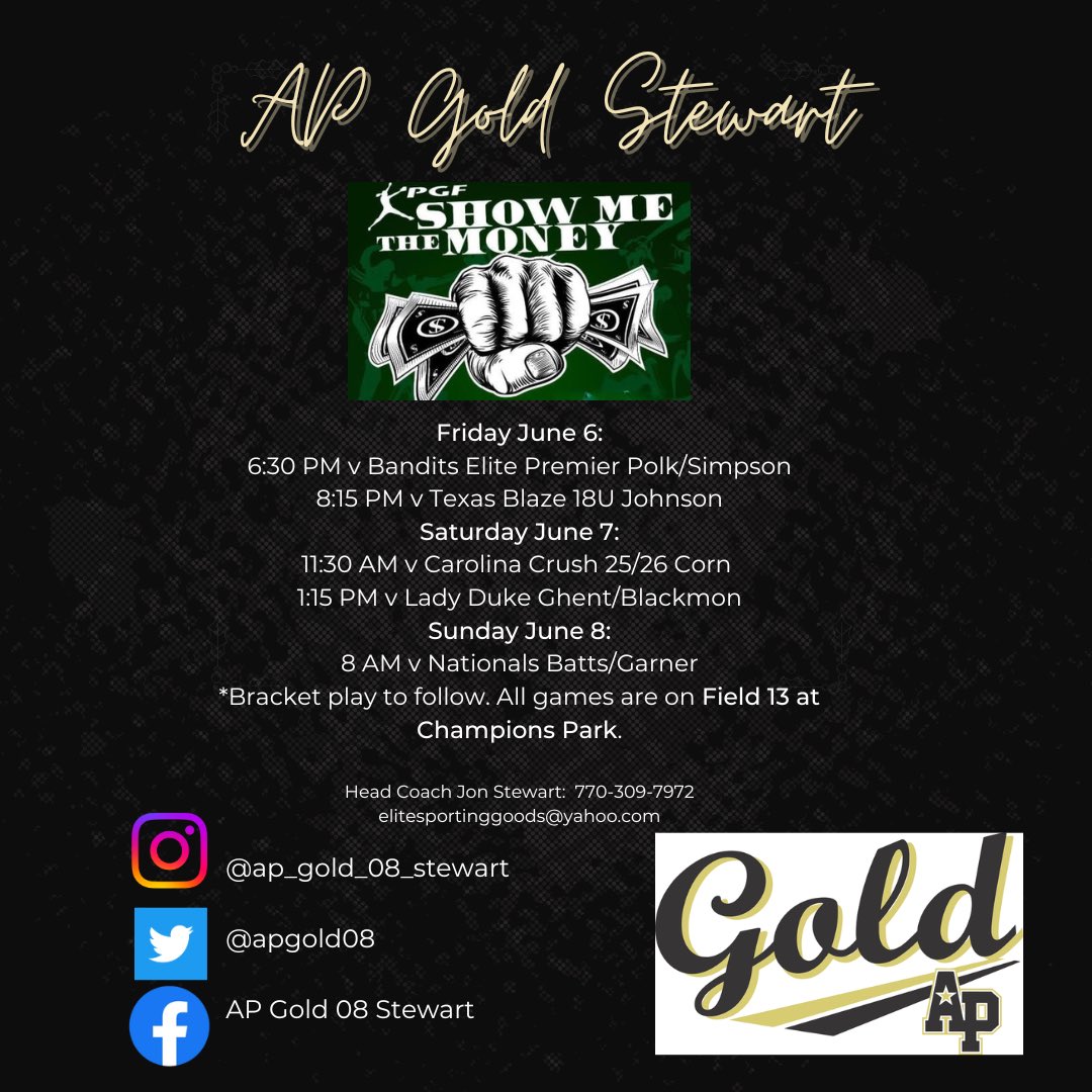 This team is ready to take on some great competition this week <a href="/PGFnetwork/">PGF</a> Show Me the Money in Florida! <a href="/AP_softball_/">AP Fastpitch Softball</a>