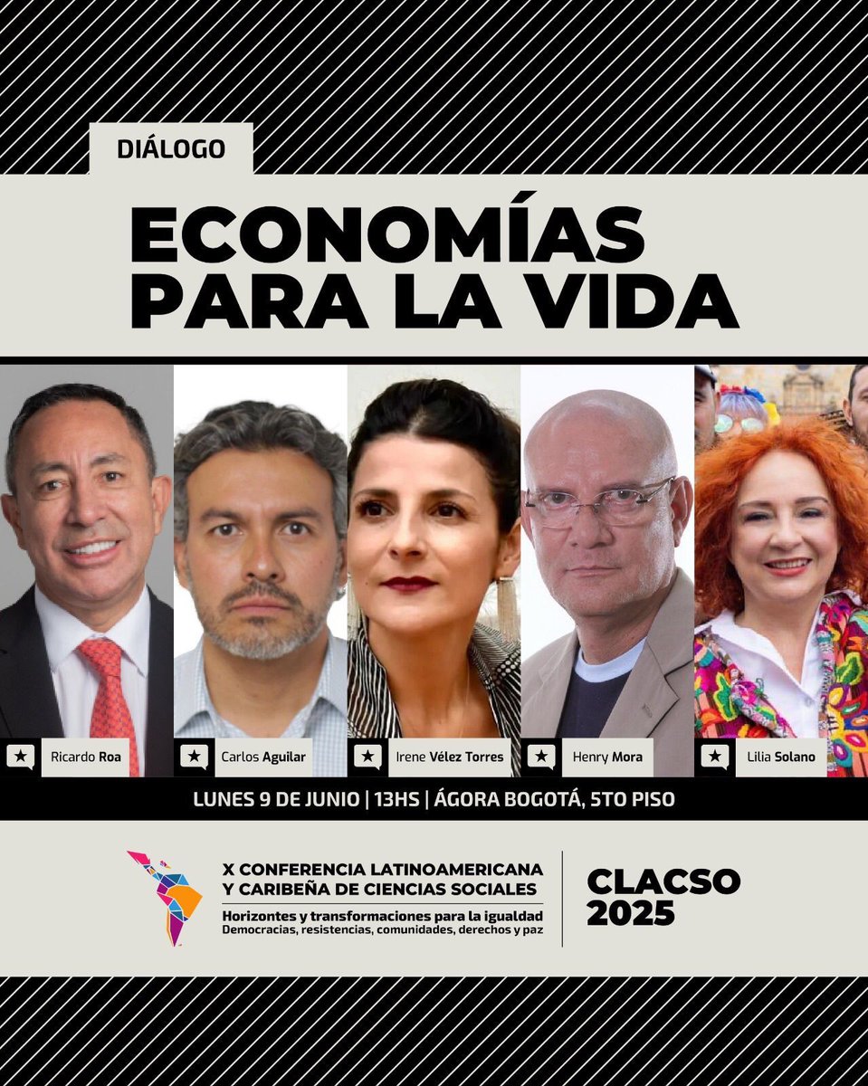 🌱💬 Diálogo: Economías para la vida 
💬 Una conversación urgente sobre cómo imaginar y construir modelos económicos centrados en la vida, la justicia social y el bienestar colectivo frente a las múltiples crisis que enfrentamos.
🖇️ + INFO e Inscripción oxf.am/4kPVwJj