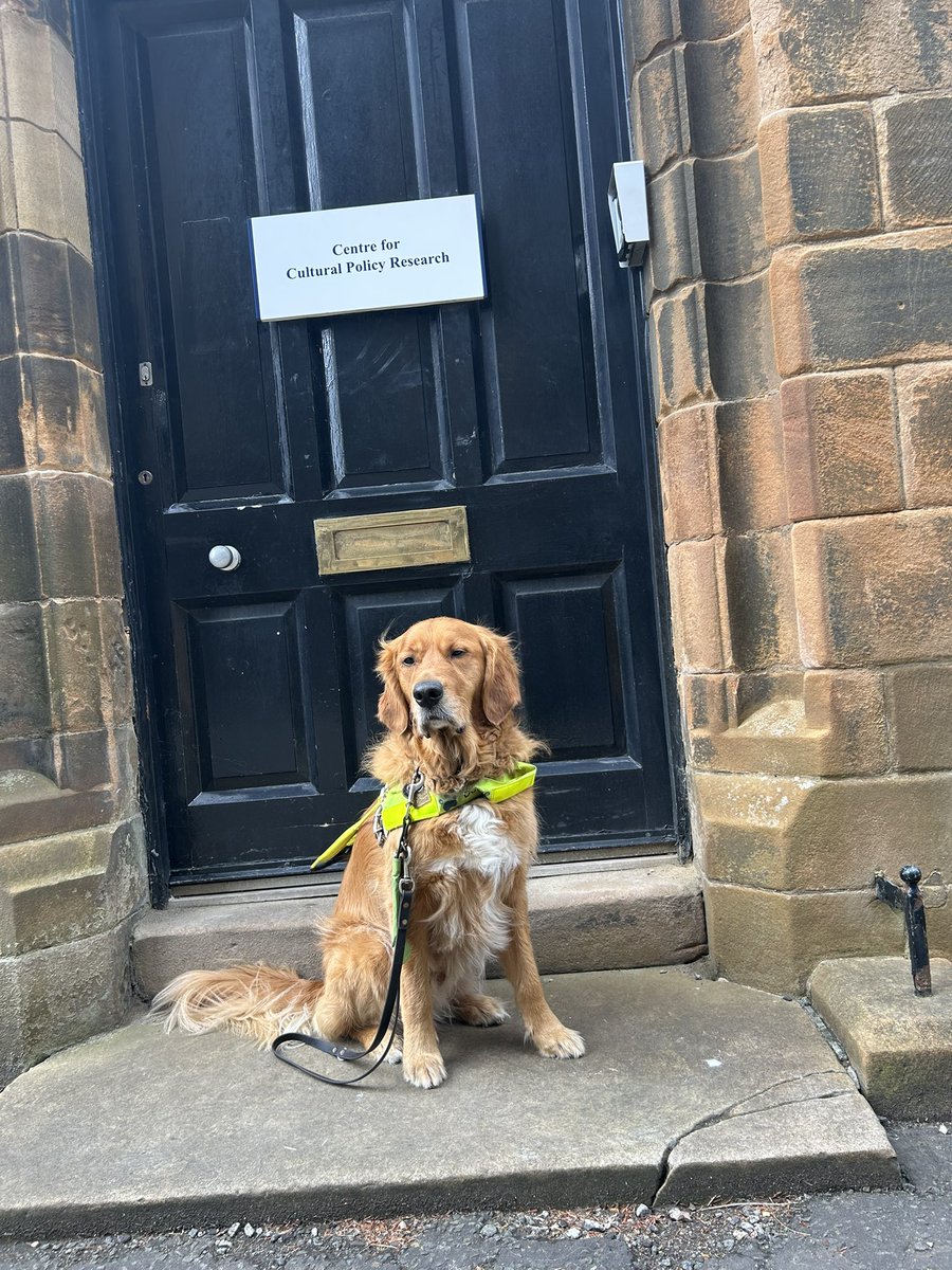 Mitch and I just passed our final #APR of our #PhD journey! Time to now work on finalising my thesis to ready for submission end of #August! 🥳 

<a href="/UofGlasgow/">University of Glasgow</a> <a href="/UofGCCPR/">Centre for Cultural Policy Research (CCPR)</a> <a href="/guidedogsscot/">Guide Dogs Scotland</a>