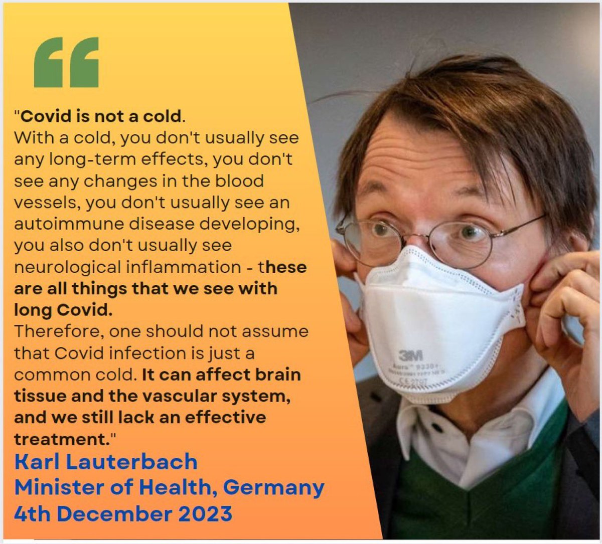 scott_squires's tweet photo. Covid is not a cold. Covid is not the flu. It is dangerous and deadly. Know the facts. #GetLoud https://t.co/WSyk3sbdDo