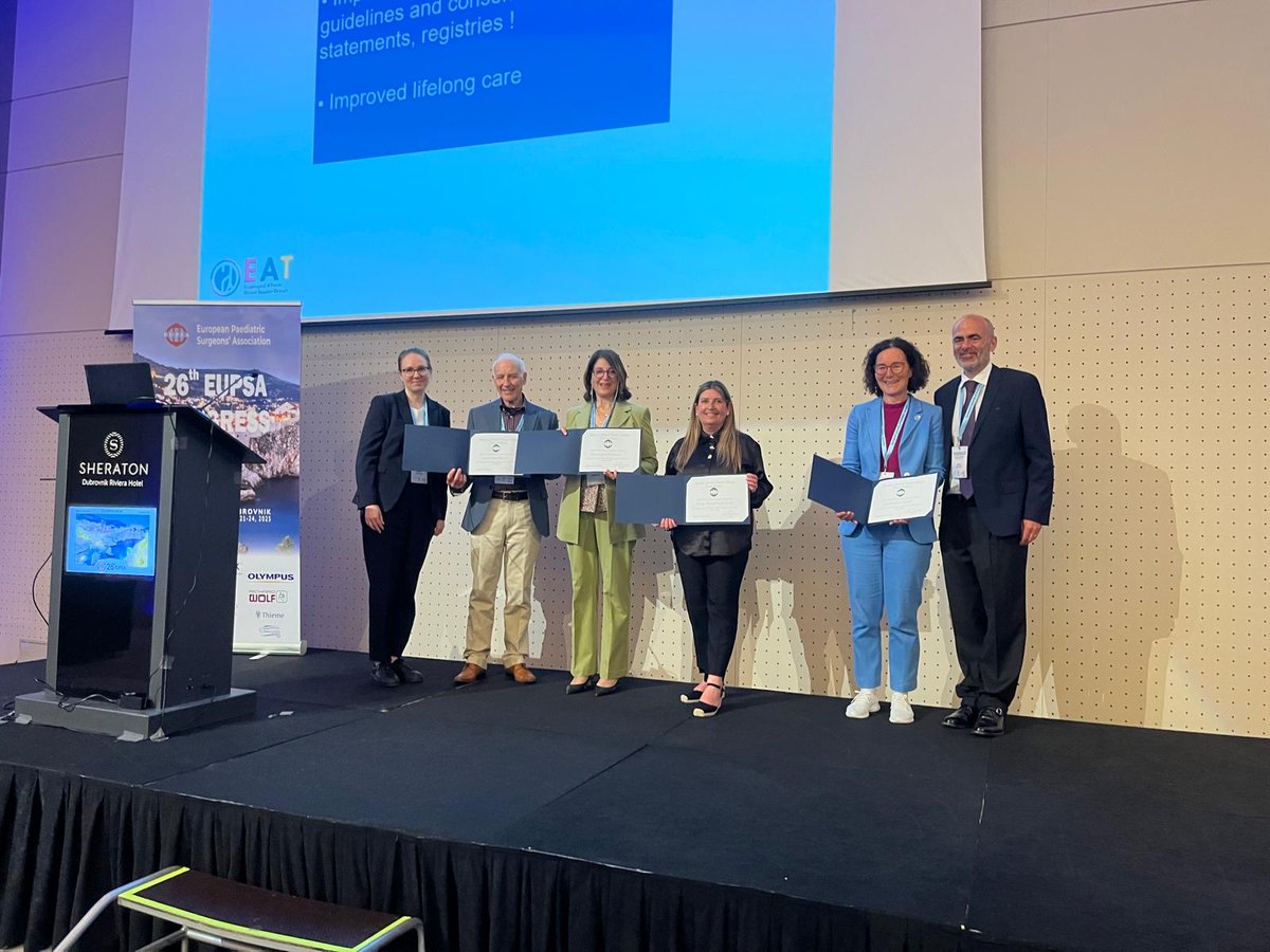 paolodecoppi's tweet photo. @EUPSA in Dubrovnik 🇭🇷
As my term as President ends, I’m deeply grateful for the trust, support &amp; collaboration. It’s been an honour to serve this amazing community of paediatric surgeons. Here's to EUPSA’s continued growth &amp; impact! 👏 https://t.co/c0LBj0NCpO