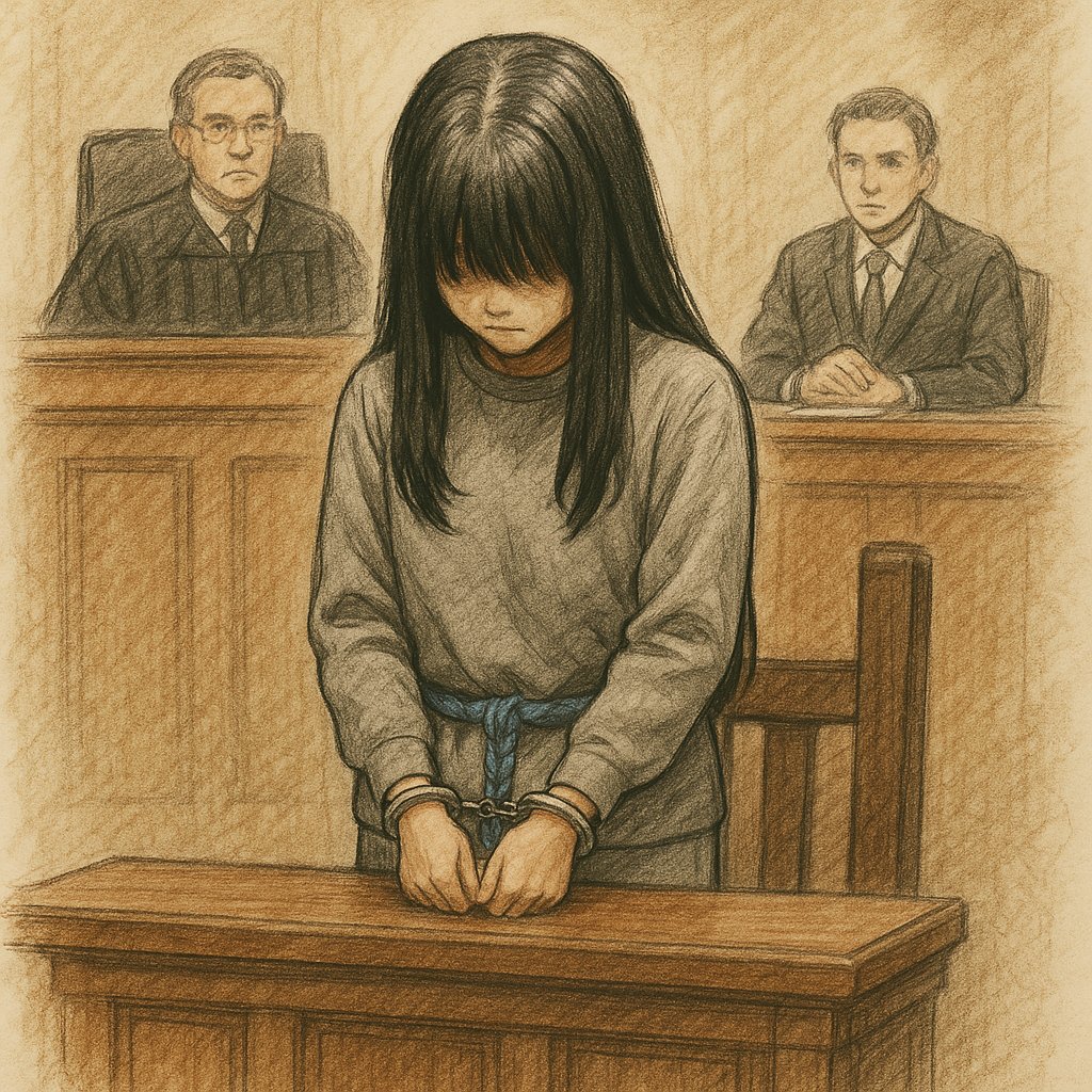 主文　被告人を…
#囚人 #手錠 #腰縄