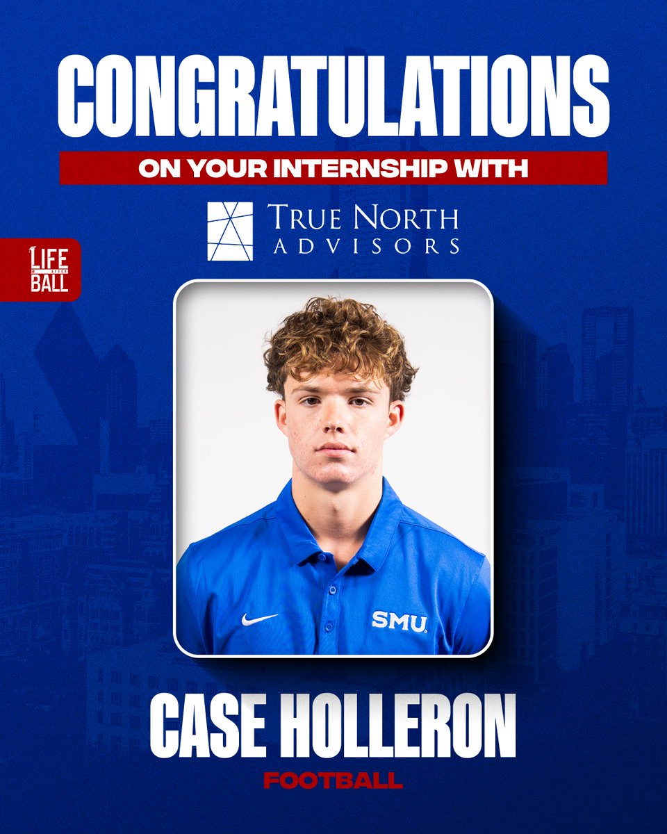 LifeAfterBall_'s tweet image. Congratulations Case Holleron on your internship with True North Advisors! #LifeAfterBall #Internship @SMUFB