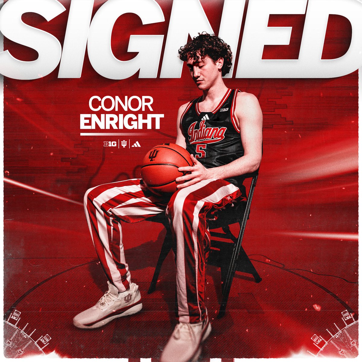 From Mundelein, Ill., #5 Conor Enright.

#IUBB x <a href="/Cenright04/">Conor Enright</a>
