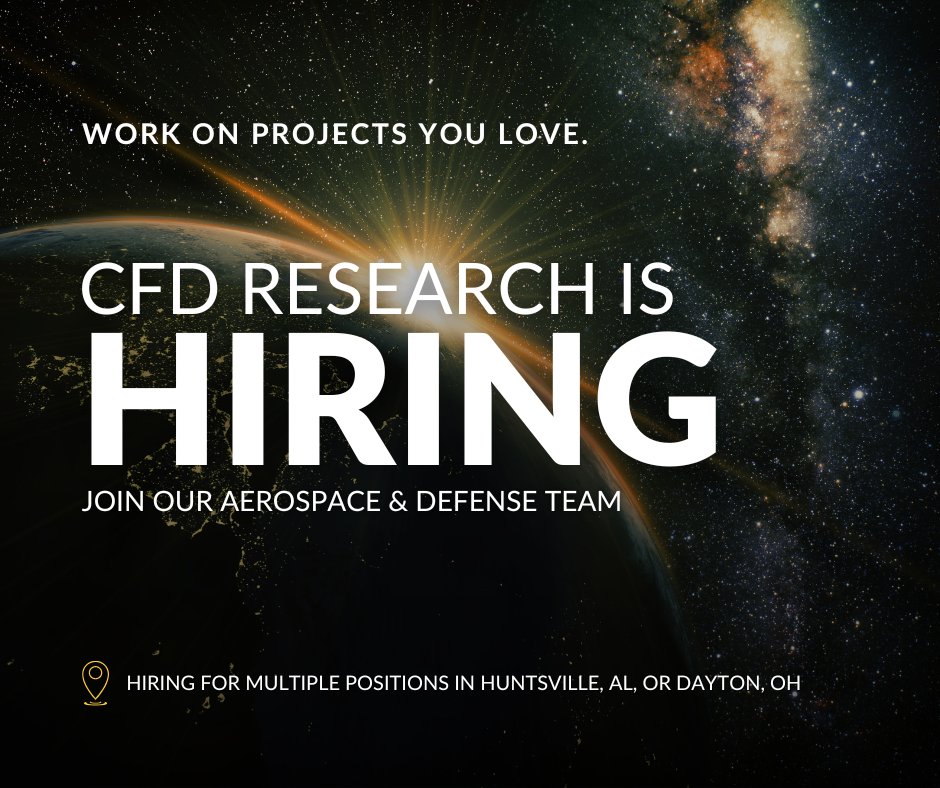 Join our Aerospace Data Science team! We're looking for an engineer to run physics-based simulations that help predict how aerospace, ground, and naval systems perform for the Department of Defense. >> bit.ly/440xGoT