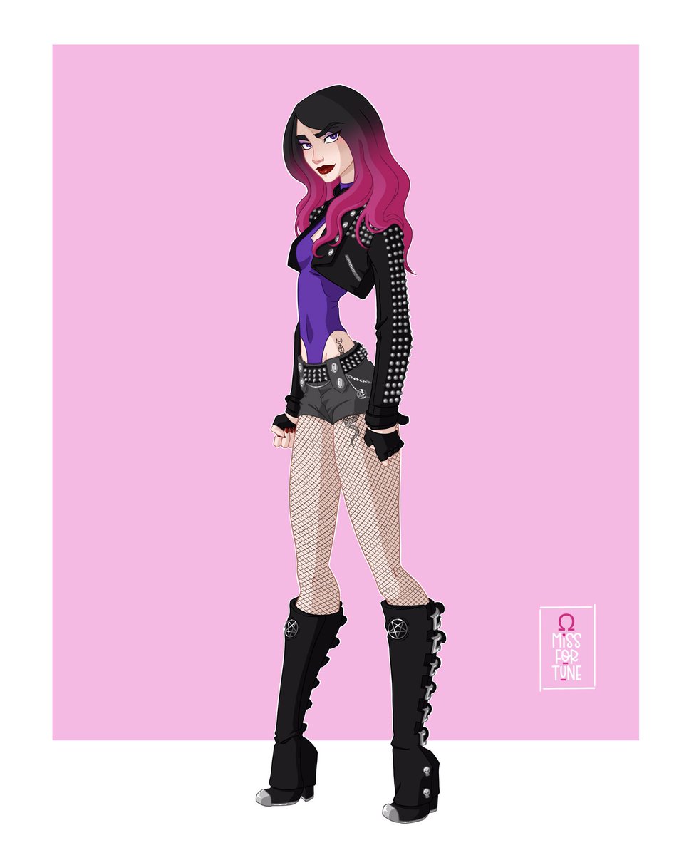 Chaos comes with a wardrobe.
💜
Explore the official style guide of a cosmic menace. 
#StyledByTheVoid

#characterdesign #originalcharacter #digitalillustration #witchyvibes #eldritchhorror #conceptart #characterart #monsterdesign #dndcharacter #fashiondesign #missfortuneart