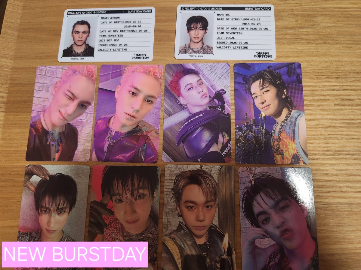 ywpy3's tweet photo. 【交換】SEVENTEEN セブチ 
HAPPYBURSTDAY

《NEW BURSTDAY IDカード》
譲）ドギョム
求）エスクプス

※郵送交換希望
IDCARD/DK/S COUPS https://t.co/xh8oLY8D9d