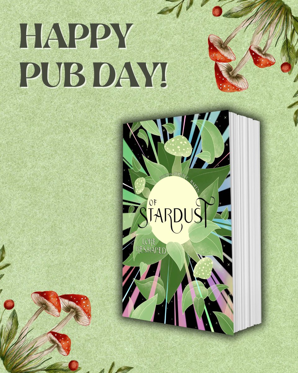 It's HERE!!!!! HAPPY LORE RESHAPED PUB DAY!!!! 

Our 2nd queer anthology with  our fearless editor @avrahwrites

Kickstarter supporters, THANK YOU FOR MAKING THIS A REALITY!!! Your ePubs should be in your inbox and paperbacks are on their way!

Order here
 tiny.cc/zorl001