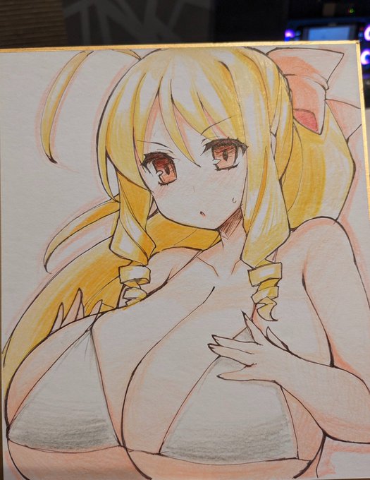 最近コピックの肌色をまとめ買いしてたので肌色色紙沢山作れるといいね! 