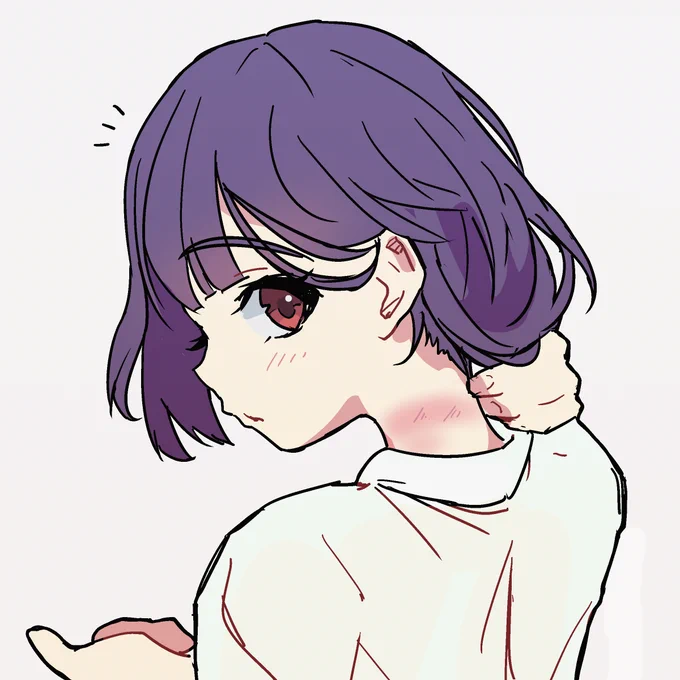 もなえさんという方の好きそうな絵を描く企画をやっていました。 階段で転んじゃったみたいです 心配だなあ