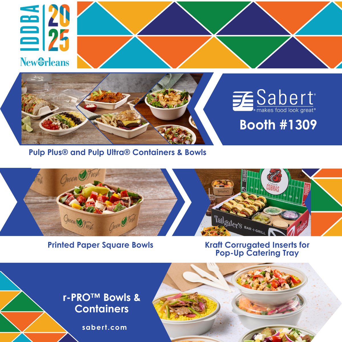At #IDDBA2025? Stop by Booth #1309 and see our full lineup of food packaging solutions designed for supermarkets, delis, bakeries, c-stores, prepared foods, and caterers.

ow.ly/9sOq50W2yCm