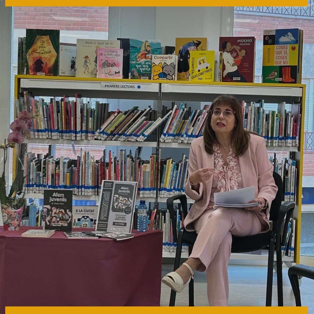 bplinyola's tweet image. Coneixem la mirada crítica i compromesa de M. Dolors Añón entorn dels reptes dels adolescents, en la presentació del seu llibre “Afers juvenils” i la guia didàctica que l’acompanya. #presentacionsdellibres #autorsdeproximitat
#Neopàtria