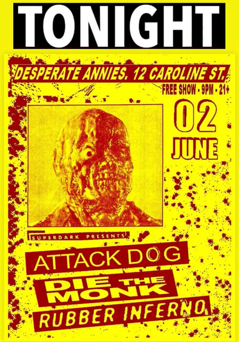 SuperDarkCollective (@super_dark_co) on Twitter photo Tonight at Super Dark Monday <a href="/DesperateAnnies/">Desperate Annie's</a> we’ve got a really rad ripper with all out of town bands! Come through! 9pm, Free! Tonight at Super Dark Monday <a href="/DesperateAnnies/">Desperate Annie's</a> we’ve got a really rad ripper with all out of town bands! Come through! 9pm, Free!