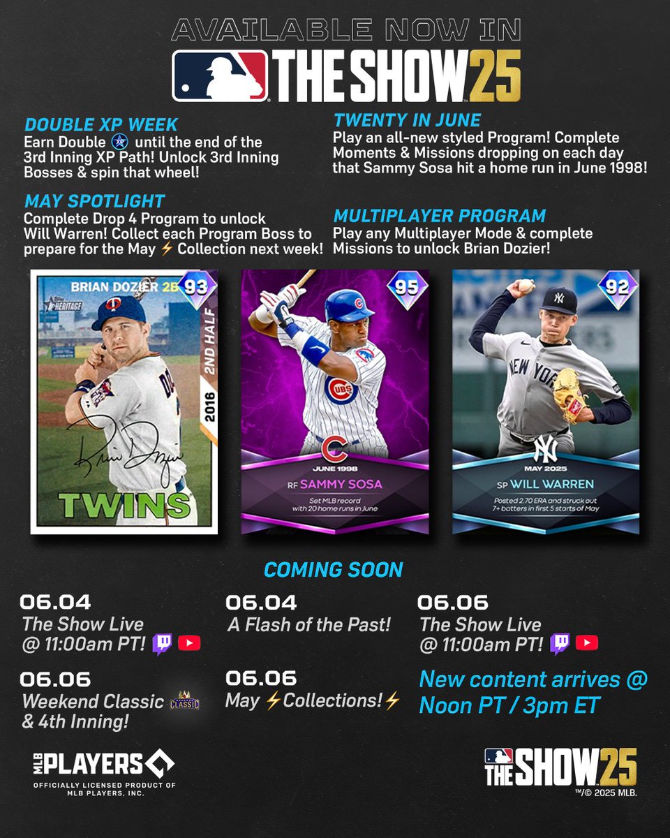 MLB The Show tweet media