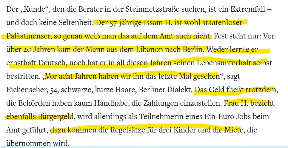 Frage: Wie lange würde es wohl dauern, bis der Mann doch beim Amt auftaucht, wenn man einfach die Ge...