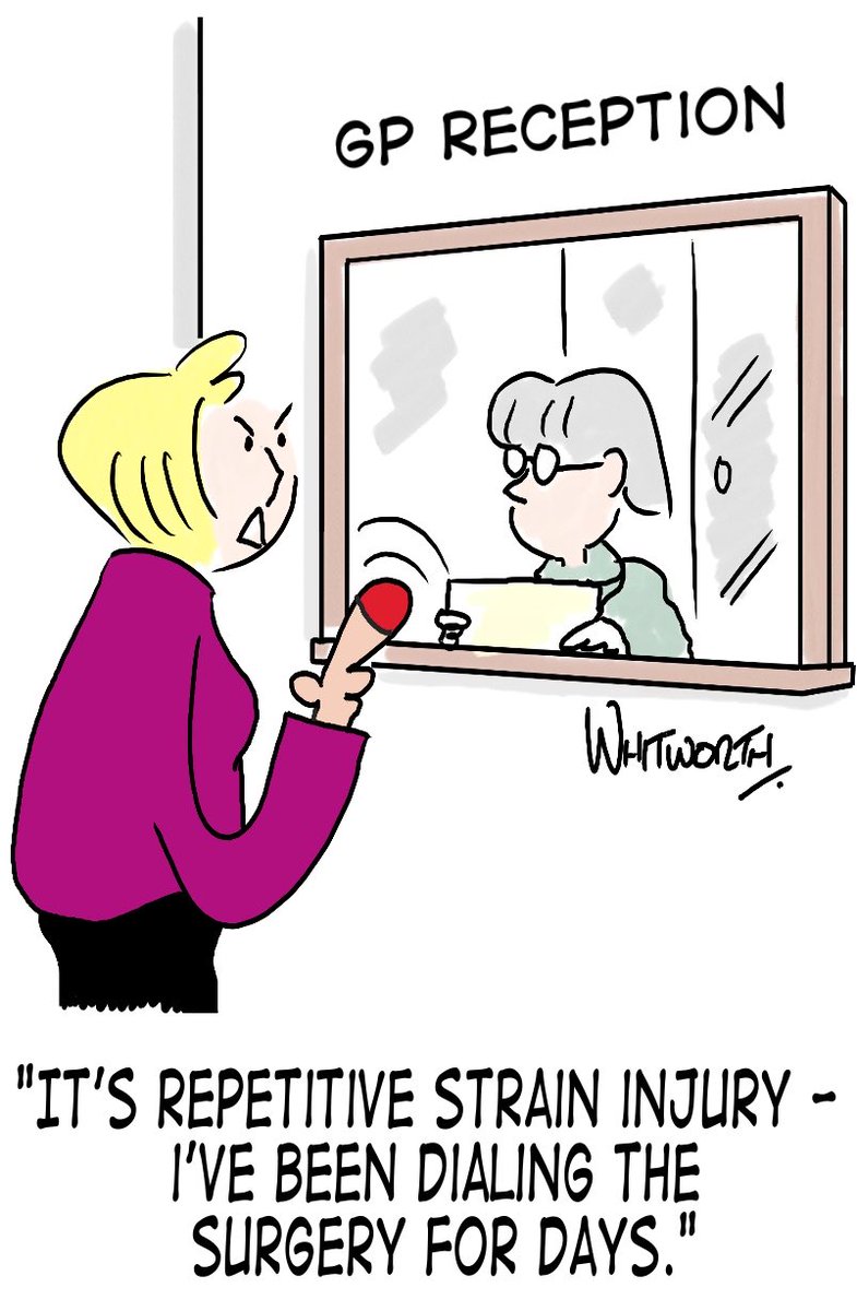 Trying to book a GP appointment? Be careful… this week’s ⁦<a href="/sheffieldtrib/">The Tribune</a>⁩ cartoon #nhs