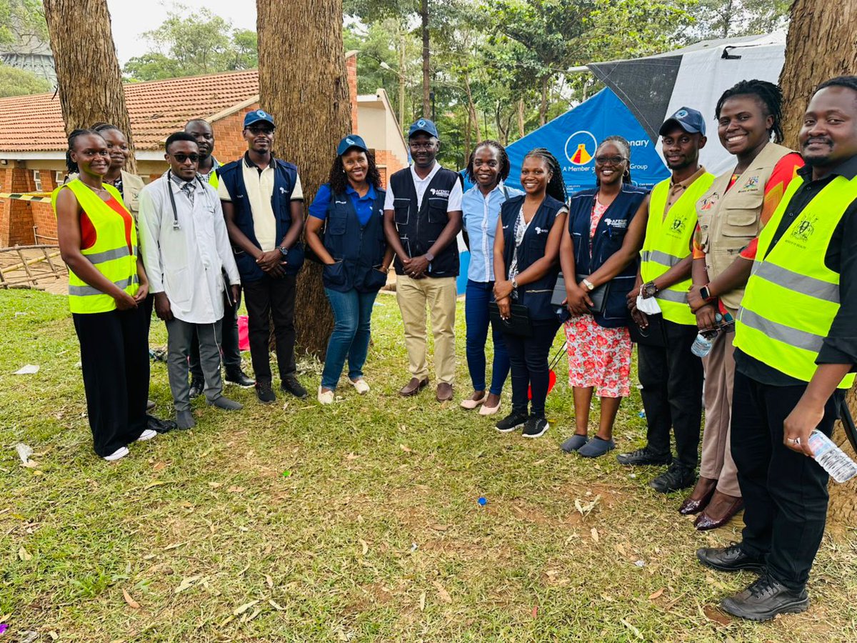 AFENETAfrica's tweet photo. Supporting Surveillance at Namugongo: A Joint Public Health Effort

As thousands gather in Namugongo for Uganda Martyrs Day, AFENET-trained field epidemiologists are on the ground supporting real-time disease surveillance and response. Working in close coordination with the @MinofHealthUG, @MakSPH, Public Health Fellowship Program. #FETP, @UNIPH3, @KCCAUG, @UgandaRedCross, and other partners.

Our team is playing a key role in:
✅ Community-level surveillance
✅ Data collection and analysis
✅ Real-time reporting and visualization via DHIS2
✅ Supporting coordination and early detection of any health threats.

This collaborative effort ensures that mass gatherings like these are safe and closely monitored for any public health risks. It's also a testament to how far our field epidemiology training programs have come, empowering a skilled, ready, and responsive public health workforce.#AFENET@20 #FieldEpidemiology #PublicHealthUG #Surveillance #MassGatheringHealth #martyrsday2025