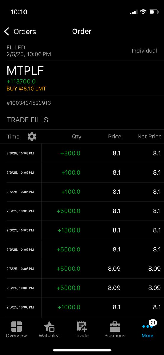 Added $1 million dollars worth of metaplanet $mtplf

If it goes lower, no fks given.