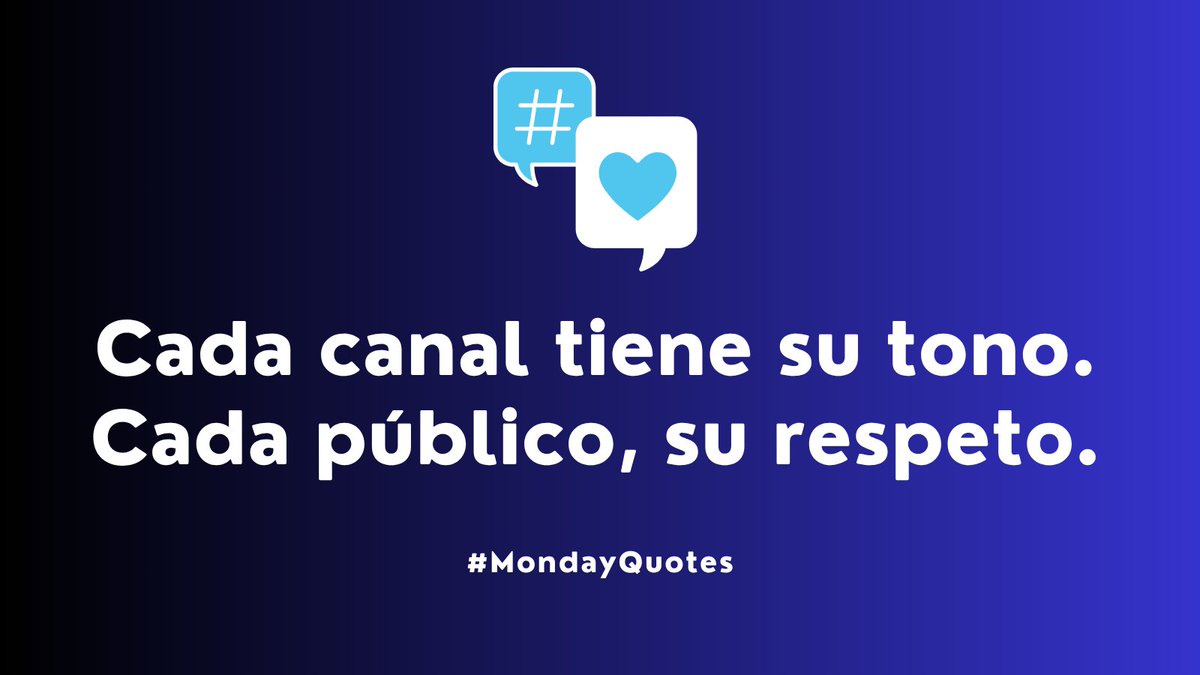 UgeFerradas's tweet image. No es lo mismo una crisis que una celebración. Y no todos los públicos hablan el mismo idioma.

Saber adaptarse no es marketing: es estrategia.

#MondayQuotes #ComunicaciónEstratégica