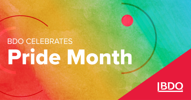 MarkMinassian's tweet photo. Pride Month brings BDO professionals together to support and empower the LGBTQ+ community and its allies through conversation, events, and volunteer opportunities. #BDOCulture https://t.co/TUzcVlWCyl https://t.co/rm8hrLPH3z