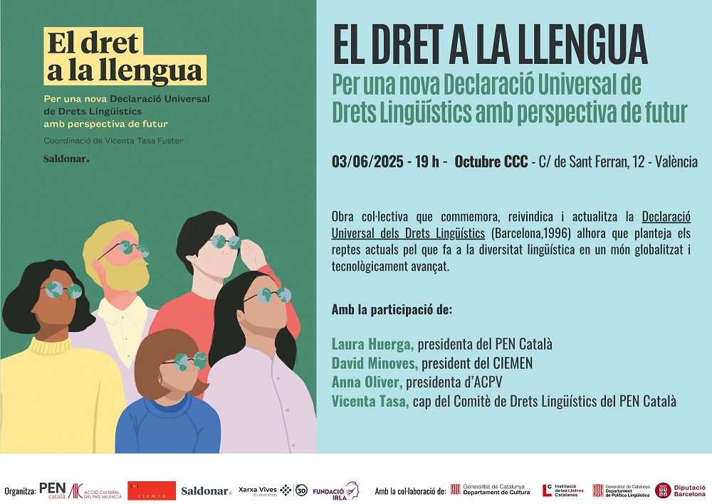 OctubreCCC (@octubreccc) on Twitter photo Dimarts 3 de juny "El dret a la llengua" amb <a href="/OBorrasAnna/">Anna Oliver Borràs</a> <a href="/LauraHuergaRV/">Laura Huerga</a> <a href="/davidminoves/">David Minoves</a> i <a href="/TasaVicenta/">Vicenta Tasa</a>: per una nova Declaració Universal de Drets Lingüístics amb perspectiva de futur Dimarts 3 de juny "El dret a la llengua" amb <a href="/OBorrasAnna/">Anna Oliver Borràs</a> <a href="/LauraHuergaRV/">Laura Huerga</a> <a href="/davidminoves/">David Minoves</a> i <a href="/TasaVicenta/">Vicenta Tasa</a>: per una nova Declaració Universal de Drets Lingüístics amb perspectiva de futur