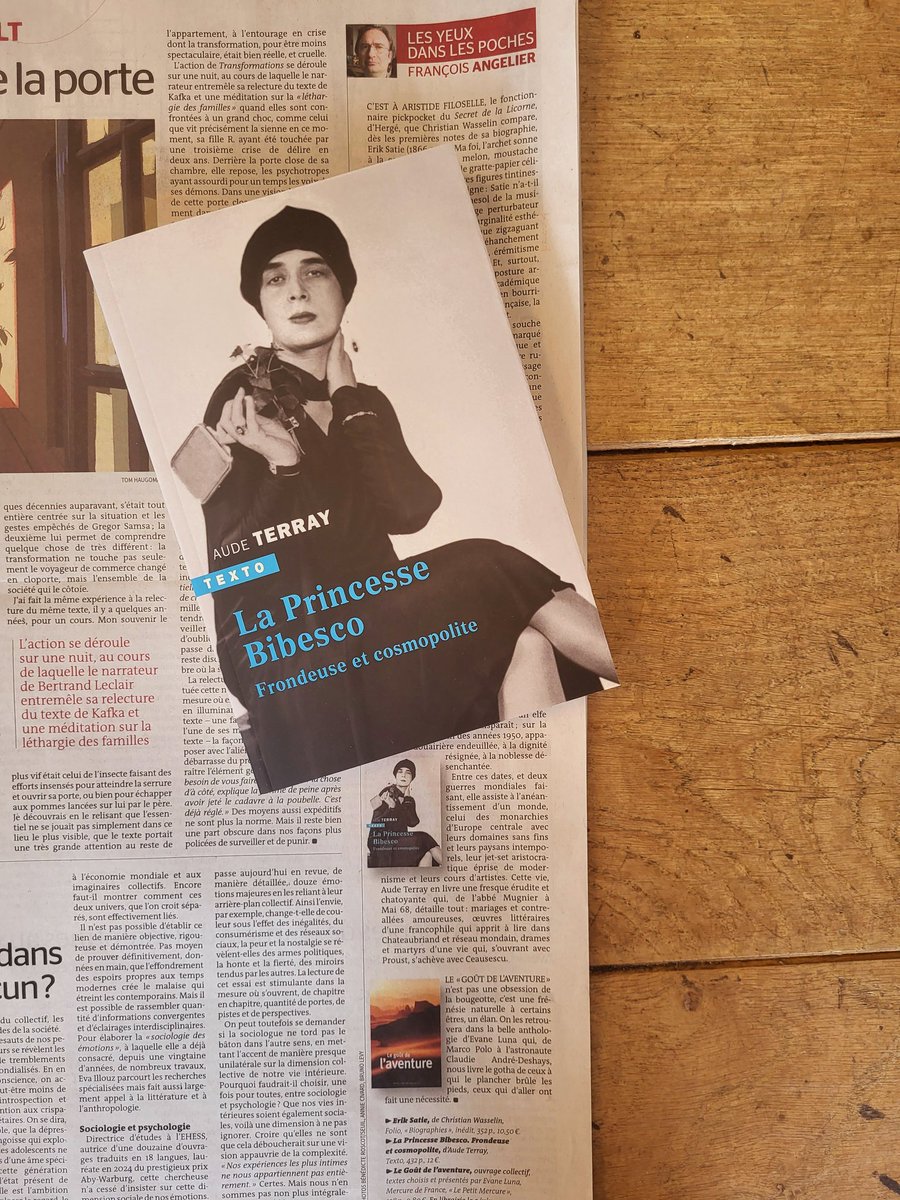 Mona Logerot (@monalogerot) on Twitter photo "La Princesse Bibesco" d'Aude Terray, sous la plume de <a href="/frangeliers/">François Angelier</a> dans le <a href="/MondedesLivres/">Le Monde des livres</a> cette semaine : "une fresque érudite et chatoyante".
Le livre est désormais disponible dans la collection #Texto <a href="/Ed_Tallandier/">Éditions Tallandier</a> "La Princesse Bibesco" d'Aude Terray, sous la plume de <a href="/frangeliers/">François Angelier</a> dans le <a href="/MondedesLivres/">Le Monde des livres</a> cette semaine : "une fresque érudite et chatoyante".
Le livre est désormais disponible dans la collection #Texto <a href="/Ed_Tallandier/">Éditions Tallandier</a>