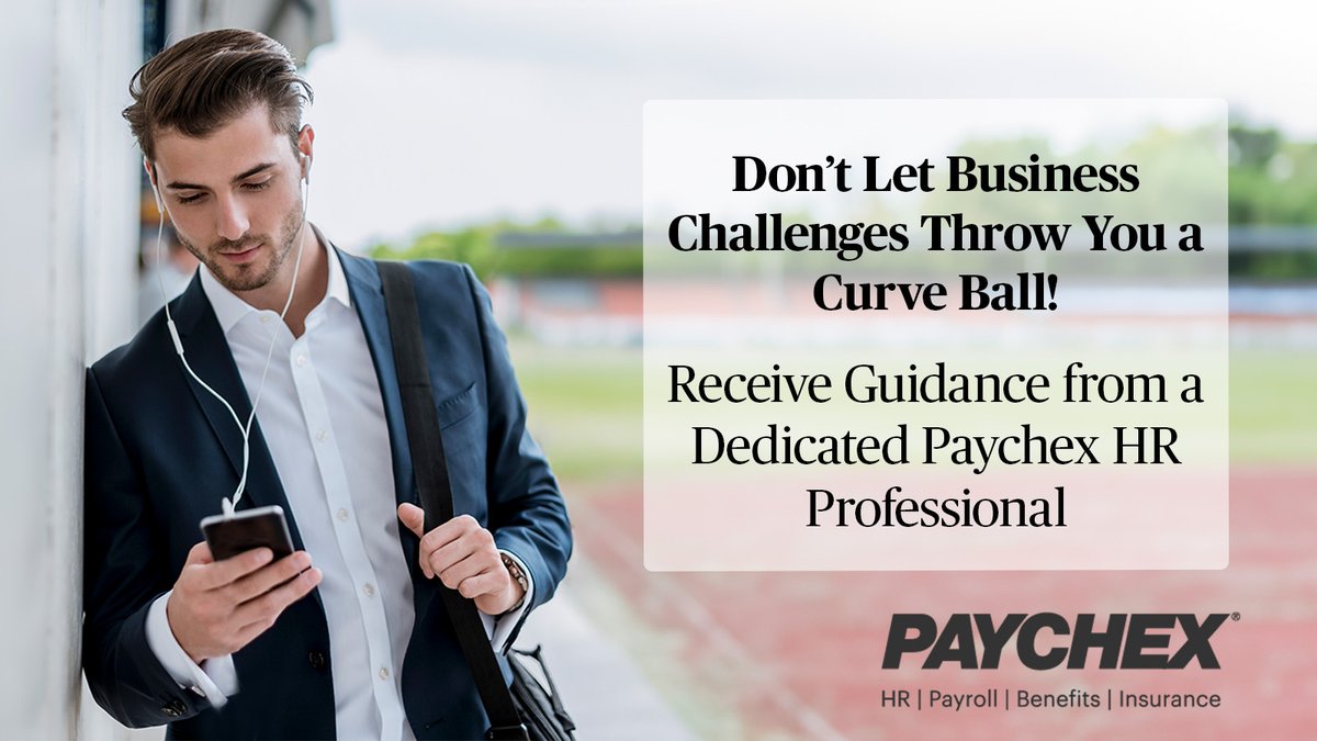 Get help navigating challenges so you can focus on running your business. Confidently manage HR, payroll, and benefits. Paychex has everything you need to find, pay, and manage your team in one platform.

Visit paychex.com/human-resources