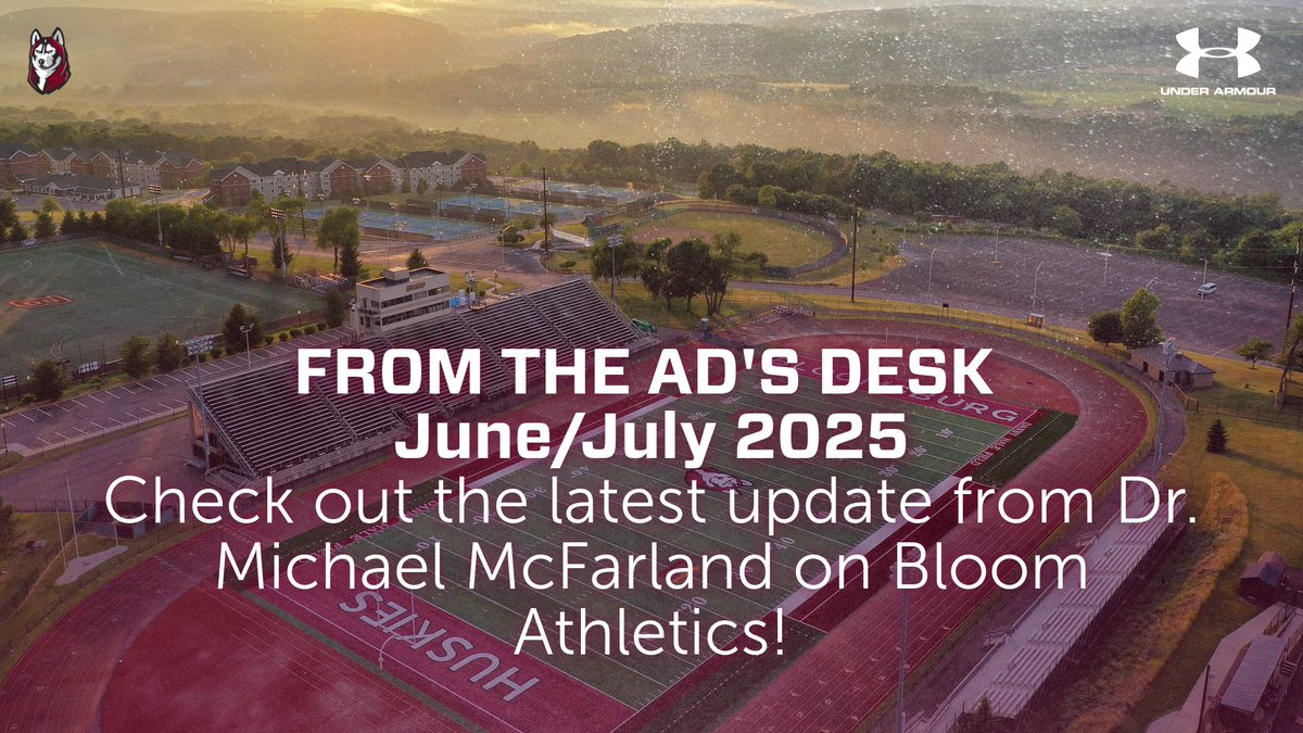 Stay connected with Husky Athletics! Dr. McFarland shares his summer update in the latest From the AD's Desk, covering what's happening at Bloom! 

tinyurl.com/FromADsDesk

#Unleashed