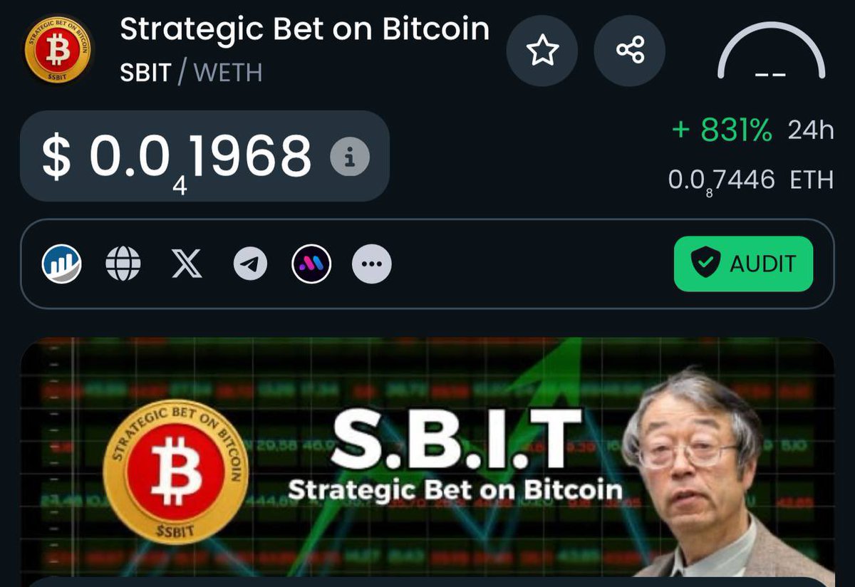 sbiterc20's tweet photo. DEXTOOL UPDATED +831%

https://t.co/9Y3AUIRwHy https://t.co/aswE2HeNG6
