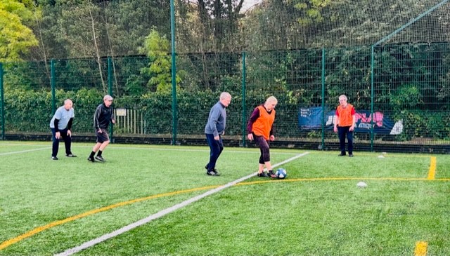 BirminghamWFC's tweet photo. DON'T THINK YOU'RE MOBILE ENOUGH TO PLAY WALKING FOOTBALL? TRY OUR 'MOVEABILITY' SESSION, A SLOWER, MORE CONTROLLED PACE WITH LIKE MINDED PLAYERS MAYBE RETURNING AFTER INJURY OR ILLNESS. AGE BETTER PLAY WALKING FOOTBALL β½π#ageuksolihull #parkinsonsdisease #agebetter #prostate https://t.co/quR2ECdYLp