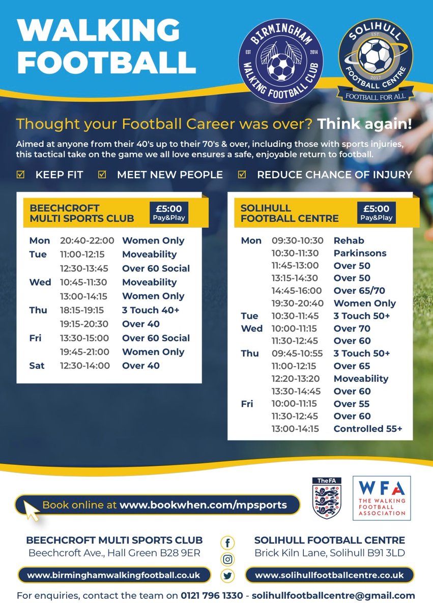 DON'T THINK YOU'RE MOBILE ENOUGH TO PLAY WALKING FOOTBALL? TRY OUR 'MOVEABILITY' SESSION, A SLOWER, MORE CONTROLLED PACE WITH LIKE MINDED PLAYERS MAYBE RETURNING AFTER INJURY OR ILLNESS. AGE BETTER PLAY WALKING FOOTBALL ⚽😃#ageuksolihull #parkinsonsdisease #agebetter  #prostate