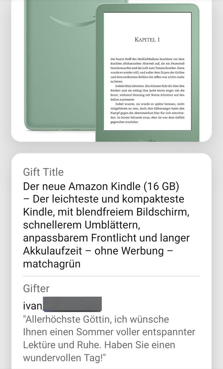 Schaut mal, was Ivan mir für ein süßes Geschenk für meinem Urlaub gemacht hat. 
Endlich hat sich mal jemand an die höherpreisigen Geschenke getraut. 🥵
Good boy 🤭