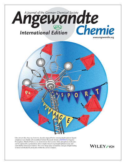 #OnTheCover Polyphosphorus Ligand Complexes of Coinage Metals for Multiple Capturing of Intact P4 Tetrahedra (Manfred Scheer and co-workers) onlinelibrary.wiley.com/doi/10.1002/an… • onlinelibrary.wiley.com/doi/10.1002/an…