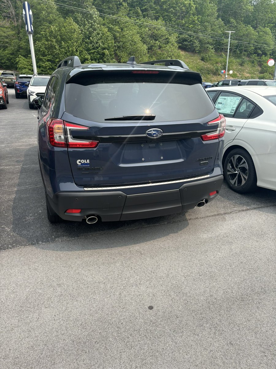 _Tyler_M's tweet photo. NOTHING BETTER THAN A SYMMETRICAL ALL WHEEL DRIVE SUV‼️‼️‼️

Need the room? Need space? 3rd row!?!? 

The Subaru Ascent offers all of those and then some! 

Perfect for all seasons and the sound systems are AMAZING‼️✅✅

Wanna see more? Call 📲304-327-0511📲 and ask for Tyler!!! https://t.co/ek6avnWIfa