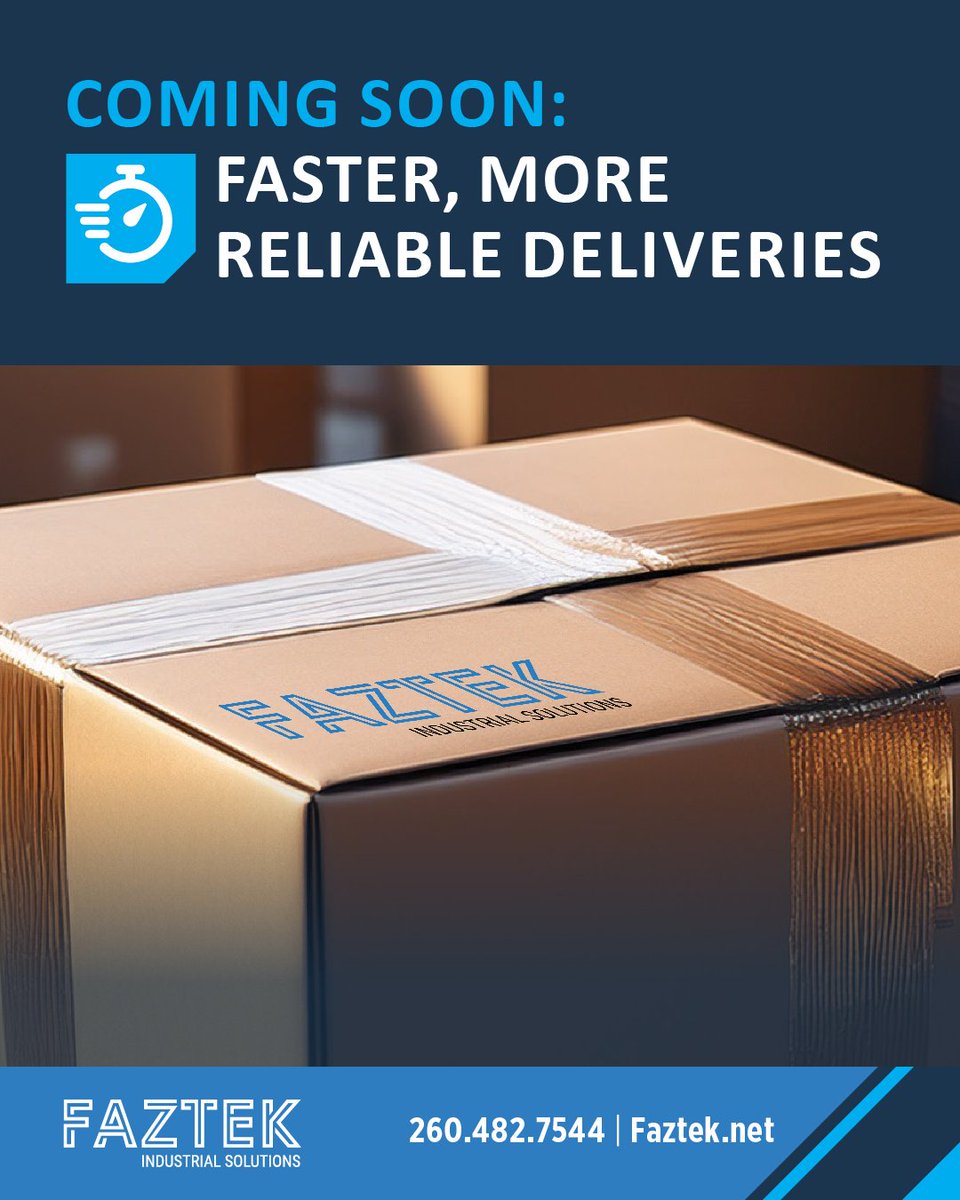 FaztekLLC's tweet photo. Faztek's shipping just got a major upgrade! 🚚

Enjoy faster delivery, a streamlined process, and improved tracking for your custom T-slot solutions.

Check out the details! https://t.co/BbWJvPKWMC

#ShippingOptimization #FasterDelivery #TSlotSolutions #Faztek #CustomerService https://t.co/U87v309ae1