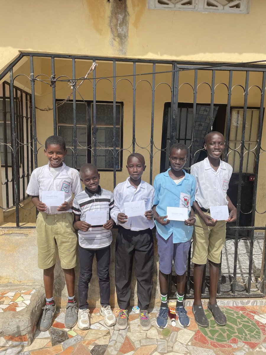 sarahhyates's tweet photo. Recently completed my first half marathon to raise much-needed funds to pay for these boys’ education in The Gambia. We met them three years ago and have been paying for them to attend school ever since. To keep supporting their education, please click: https://t.co/cEna0E8vFe https://t.co/bC1NddVKQC
